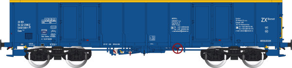 Albert Modell 533013 - Offener Güterwagen Eaos, CZ-ZXBCZ